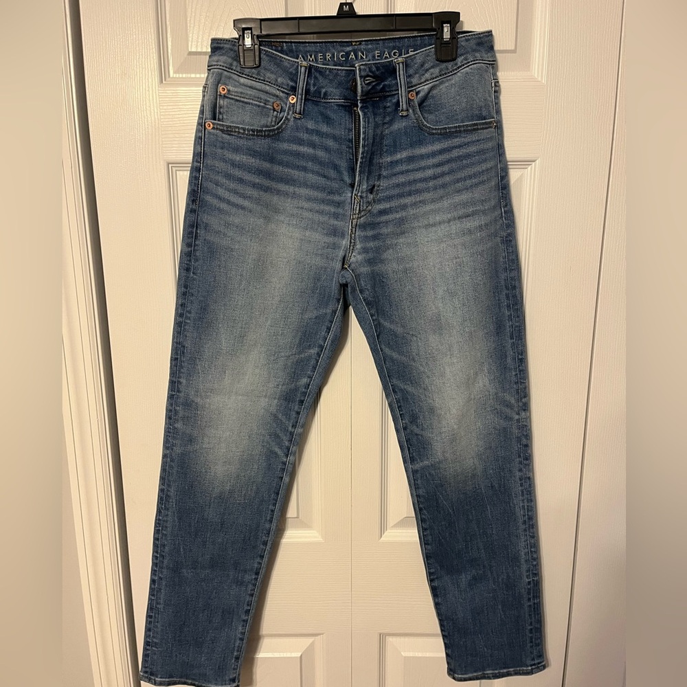 Aerie Men's Slim Fit Blue Jeans - Picture 1 of 5